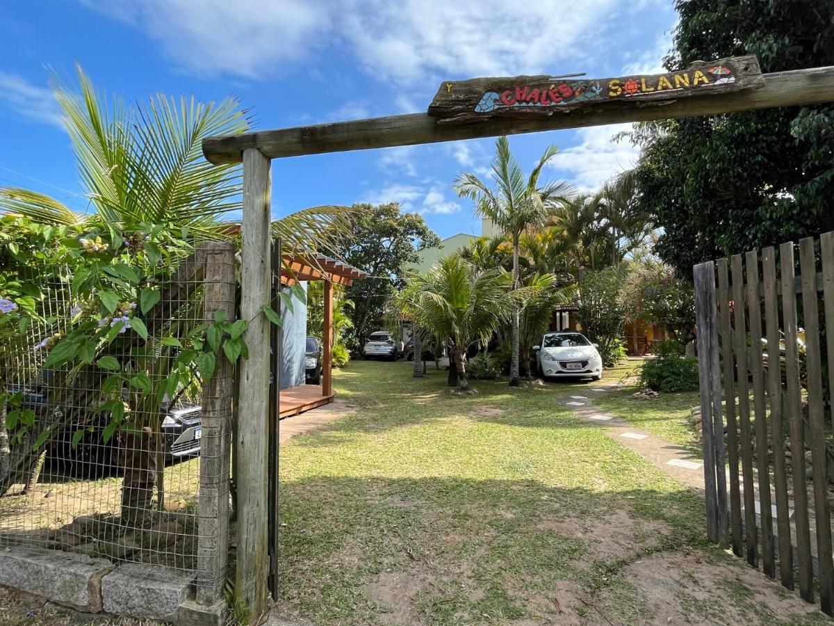 Chales Solana Localizados 50 Metros Do Mar Garopaba Exterior foto