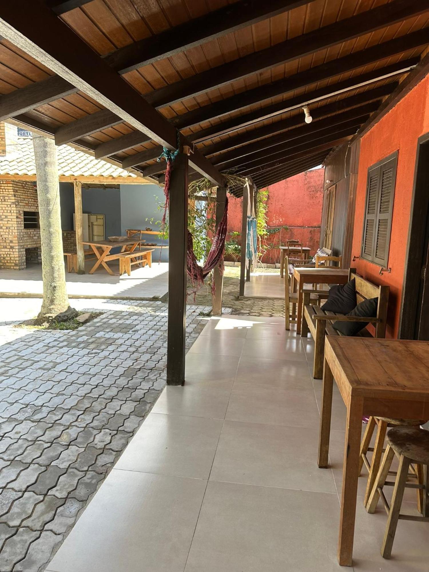 Chales Solana Localizados 50 Metros Do Mar Garopaba Exterior foto